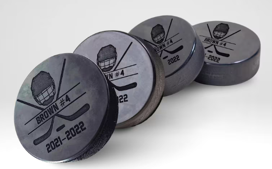Custom Engraved Hockey Puck